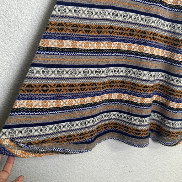 Free People Women’s Size XSmall Nordic Fair Isle Sweater Tank Dress Mini Short - Picture 7 of 16